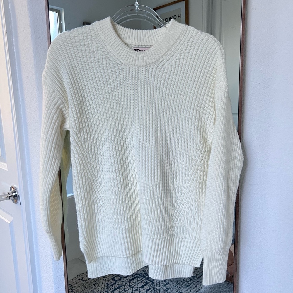 Cozy White Sweater